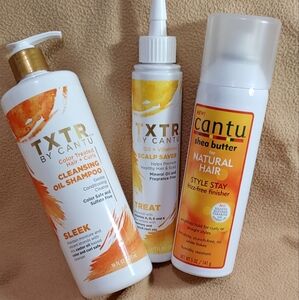 Cantu brand hair products trio. All New